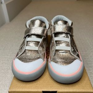 Toddler Girl’s size 10 See Kai Run Basics Belmont Sneakers - GOLD